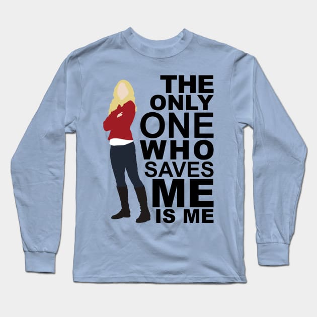 Emma Swan - Only One Who Saves ME Long Sleeve T-Shirt by eevylynn